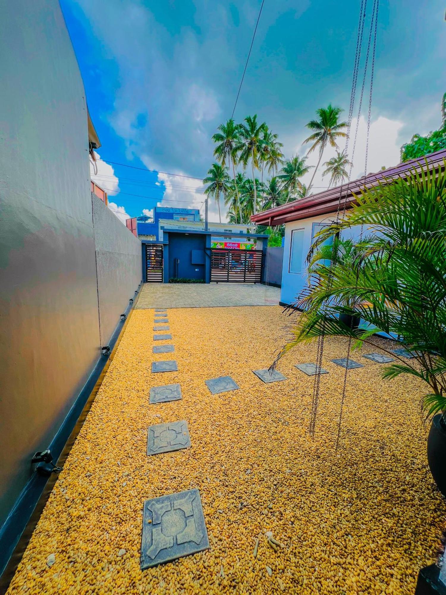 Sea Shell Villa Hikkaduwa 2 Separate Cabanas Ocean Front Villa Exteriér fotografie